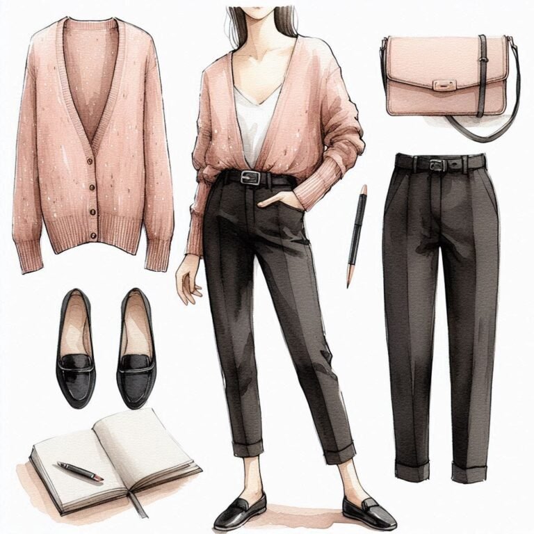 cardiganCigarettePants1