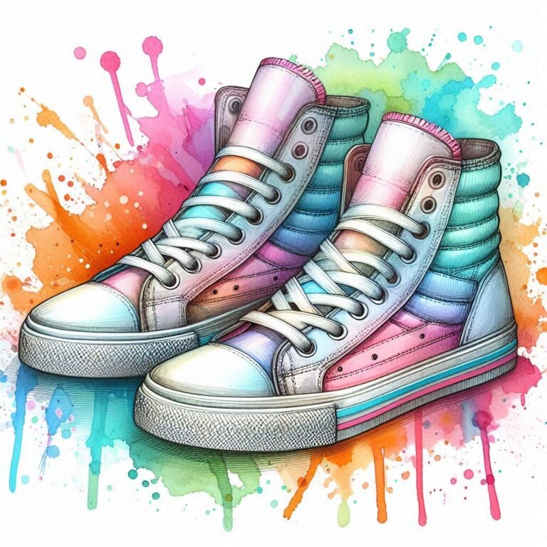 pastelHightopSneakersArt1